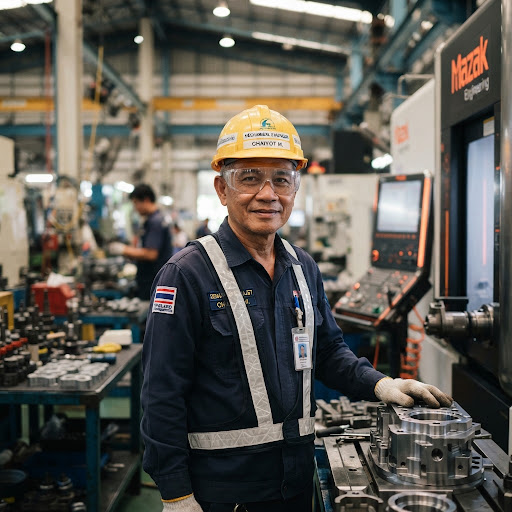 คุณชัยยศ มั่นคง - Senior Mechanical & CNC Specialist