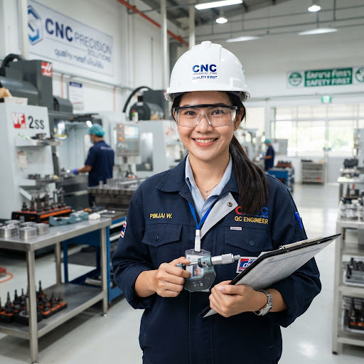 คุณพิมพ์ใจ วงศ์สวัสดิ์ - Quality Control & Metrology Engineer
